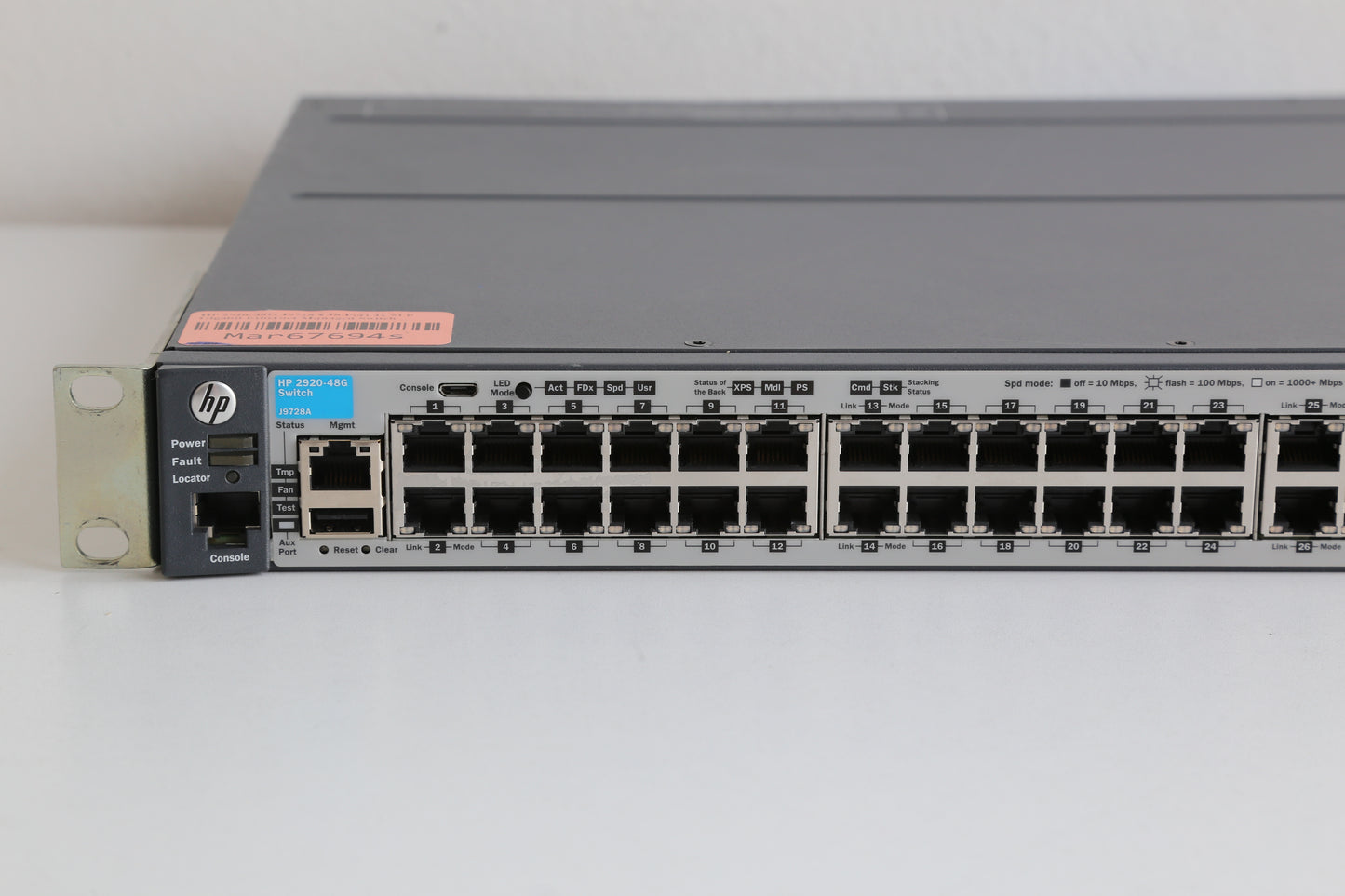 HP 2920-48G J9728A 48port Switch