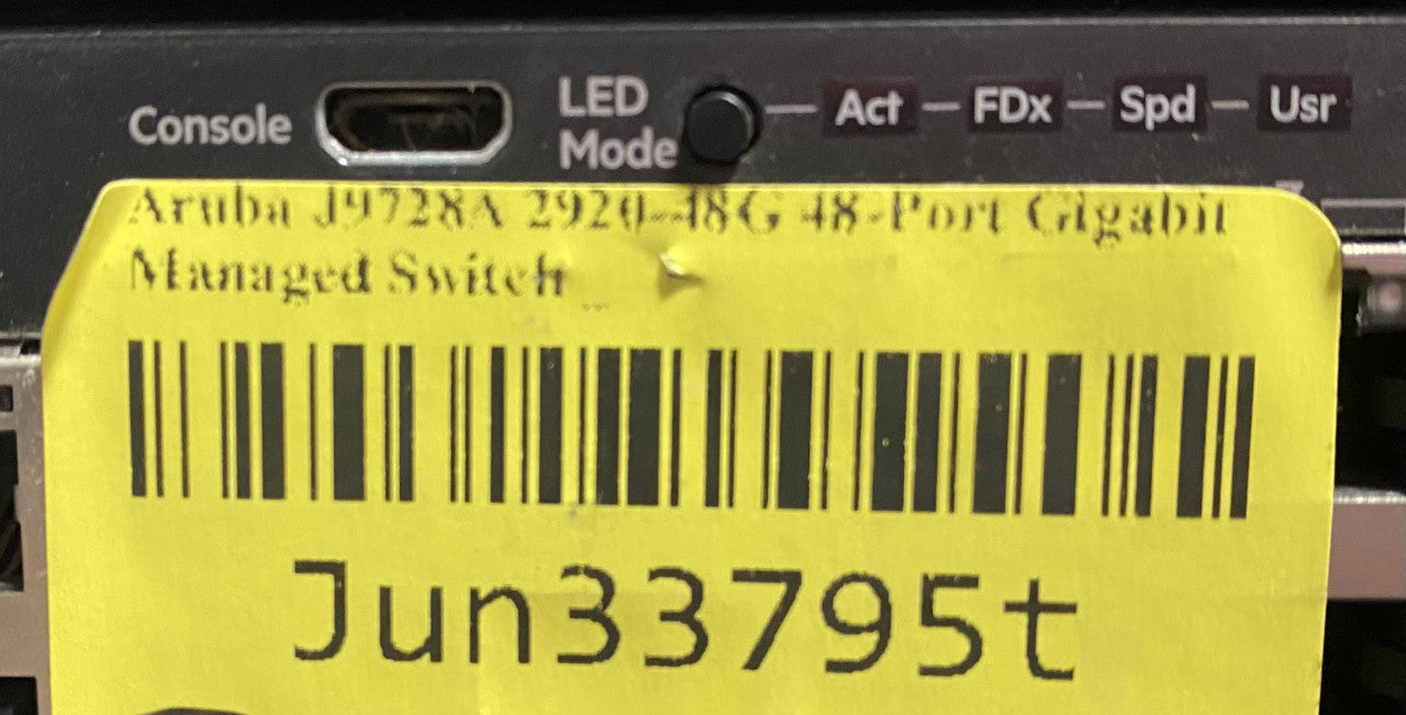 Aruba Switch- Više varijanti na stanju!