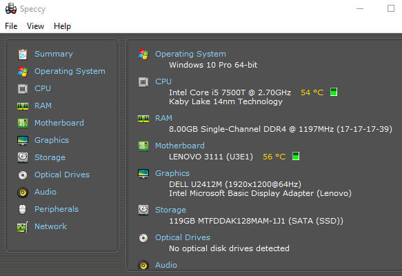 Lenovo ThinkCentre M710Q i5-7500T /128GB USFF