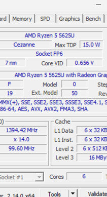 HP ProBook 445 G9 AMD Ryzen 5 5625U 16/256GB