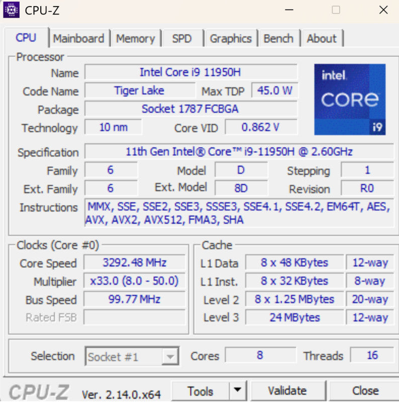 Dell Precision 5560 TS i9-11950H NVIDIA RTX A2000 32/512GB