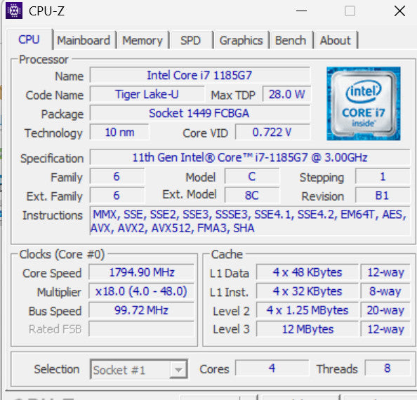 Dell Latitude 7320 i7-1185G7 16/256GB