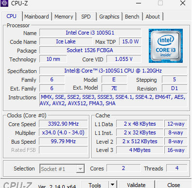 HP DY 1036 NR i3-1005G1 16/256GB