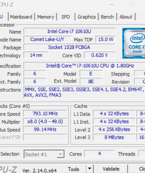 Dell Latitude 7310 i7-10610U 16/256GB