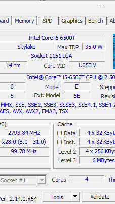HP Elite Slice Mini Desktop i5-6500T 16/180GB