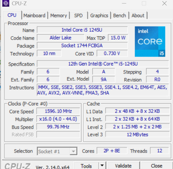 Dell Latitude 5330 i5-1245U 16/256GB