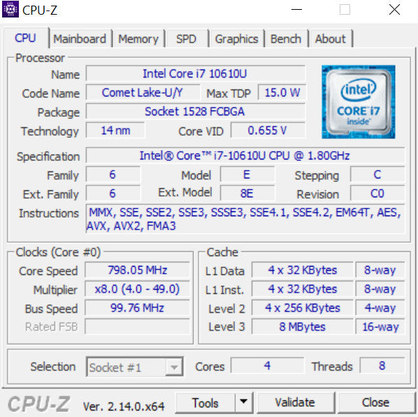 HP EliteBook 840 G7 i7-10610U 16/256GB